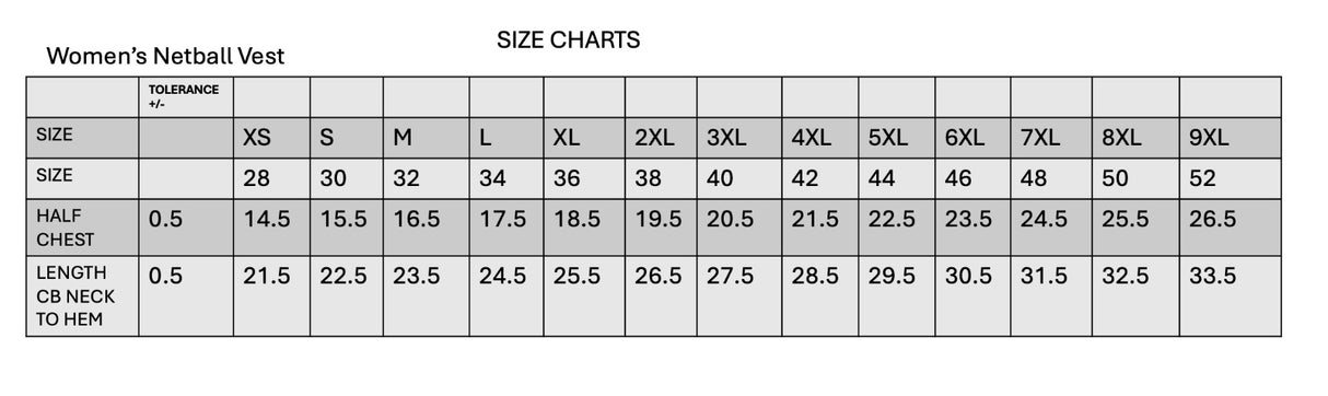 Parkhead Netball Vest