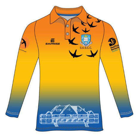 Sheffield Staff Women's Softball Team Juniors Training Cricket Shirt - Long Sleeve