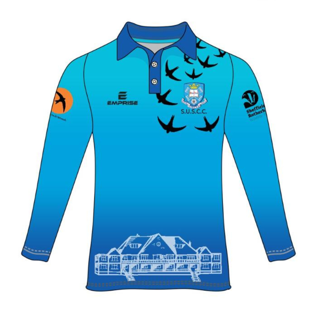 Sheffield Staff Women's Softball Team Juniors Match Cricket Shirt - Long Sleeve
