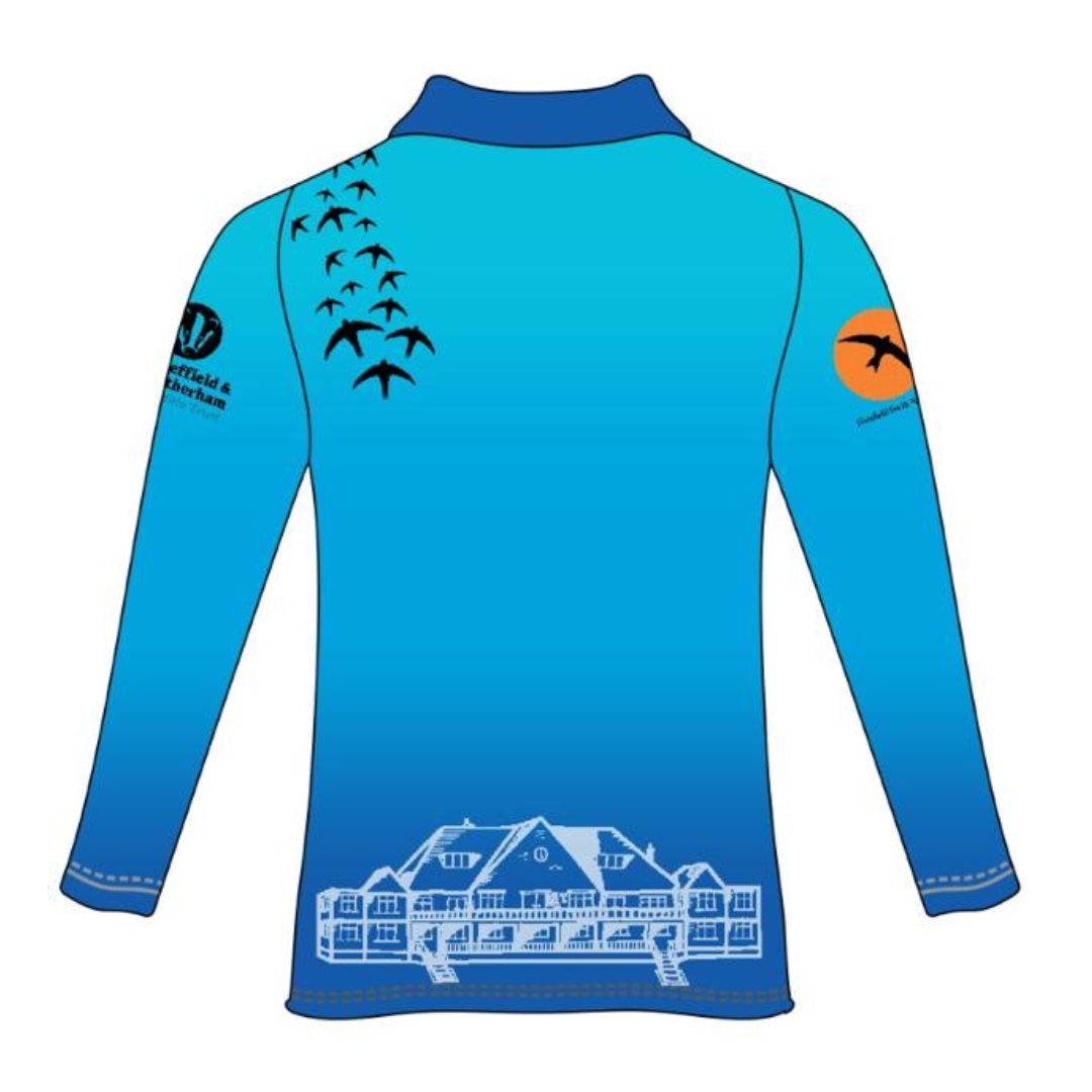 Sheffield Staff Women's Softball Team Juniors Match Cricket Shirt - Long Sleeve