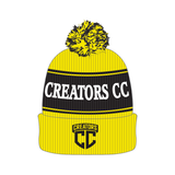 Creators Cricket Club Origin Knitted Bobble Hat
